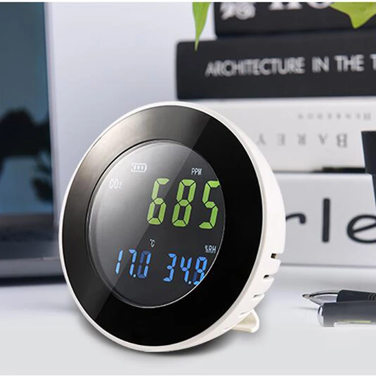 HT-501 Using in School Greenhouse Room Desktop Multifunctional Co2-meter Controller Co2 Ppm Analyzer Co2 Meter Carbon Dioxide