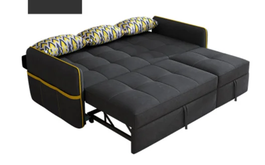 Hot Selling Malaysia Furniture Living Room Soft Fabric Foldable Sofa Cum Bed