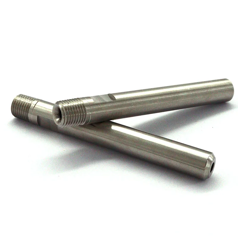 OEM CNC Machining Connector Pneumatic Brass Nickel Plated External Thread