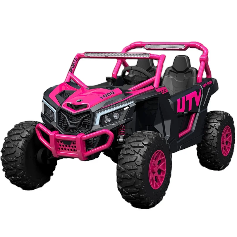2-местный автомобиль 24 В 4WD ездить на автомобиле внедорожный Багги UTV Электромобиль для детей с игрушками дистанционным управлением