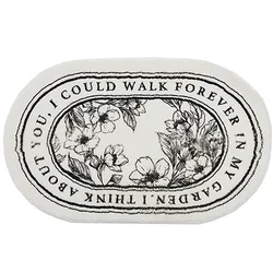 Home Nordic toilet cashmere bathroom door mat absorbent non-slip bedroom stone bedside diatomite blanket mats