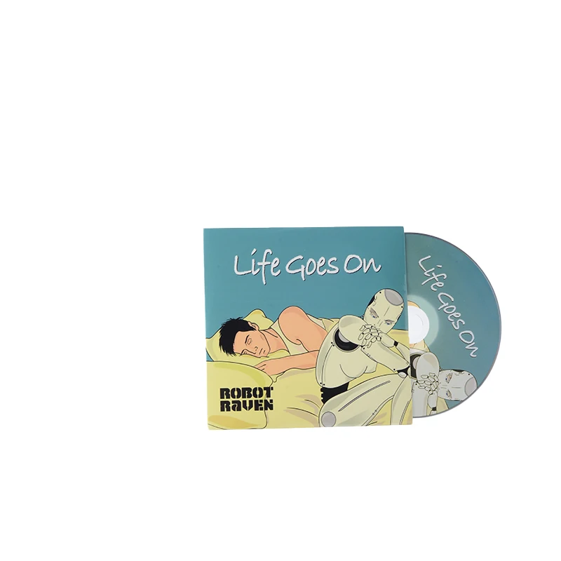 Factory Direct Supply CD Replication Cardboard Jacket With Disc Printing Packaging Services