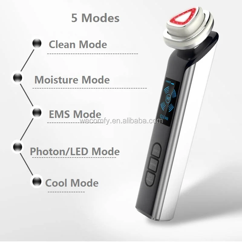 New RF skin lifting  face  whitening  beauty device personal care beauty equipment mini RF EMS beauty instrument   M-6902