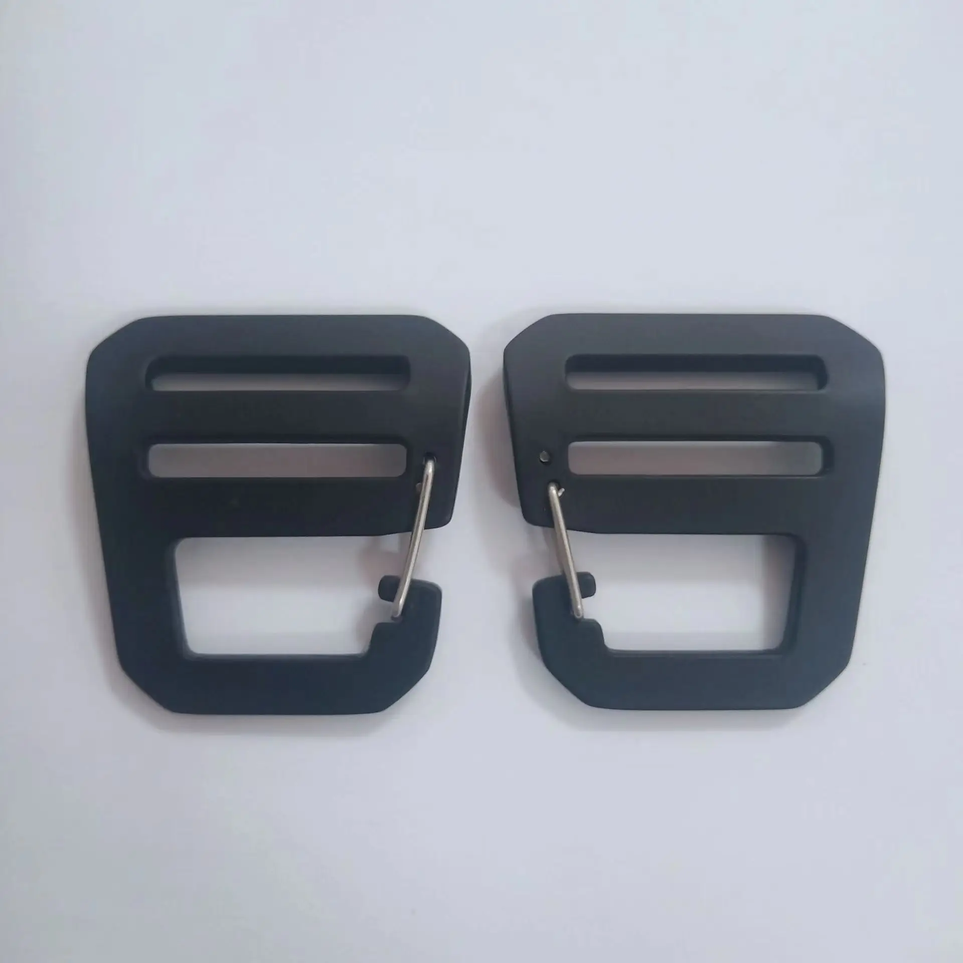 Metal G Hooks Webbing Buckles Strong Quick Release Buckles for Belt Hook Aluminum Strap Slider Backpack Straps Webbing