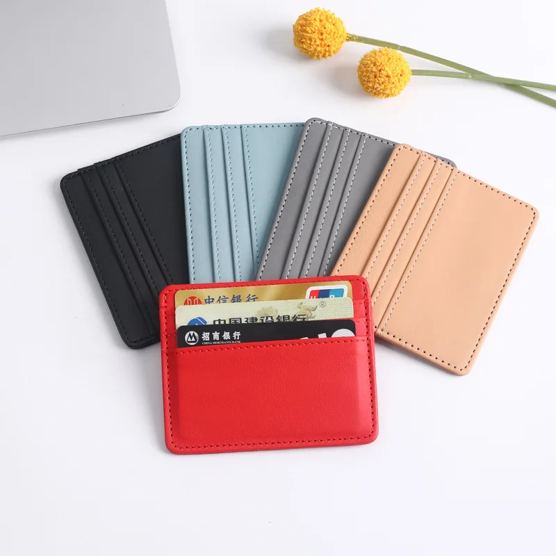 New Product Explosion Portable Ultra-thin Small Change Bus Pass Bank Small Card Holder Wallet
