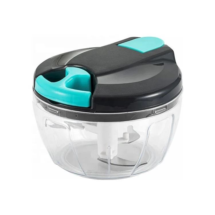 Hot kitchen manual garlic Crusher Crusher Multifunctional hand pull food shredder processor with lid handle