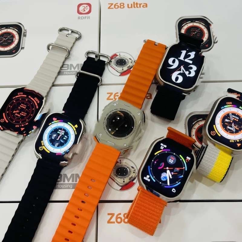 2023 New 49mm Z68Ultra Smartwatch 2.1 Inch Screen RDFit I S8 IWO Z Series 8 Z68 Ultra Smart Watch reloj intelligente seri 8