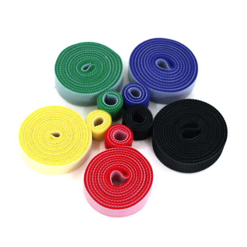 Good Quality Custom Color Logo Back to Back Hook Loop Strap