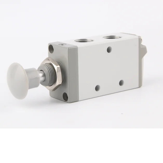 CRT25210-08 CRT  Series 5/2 Way Solenoid Valve double Coils port size G1/4 push-pull valve  grey color