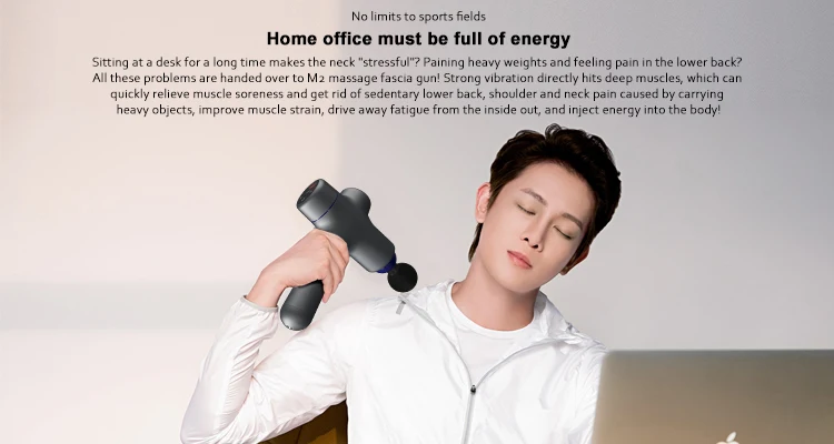 
Latest Design Muscle Massage Gun Deep Tissue Massager Fascia Massager 
