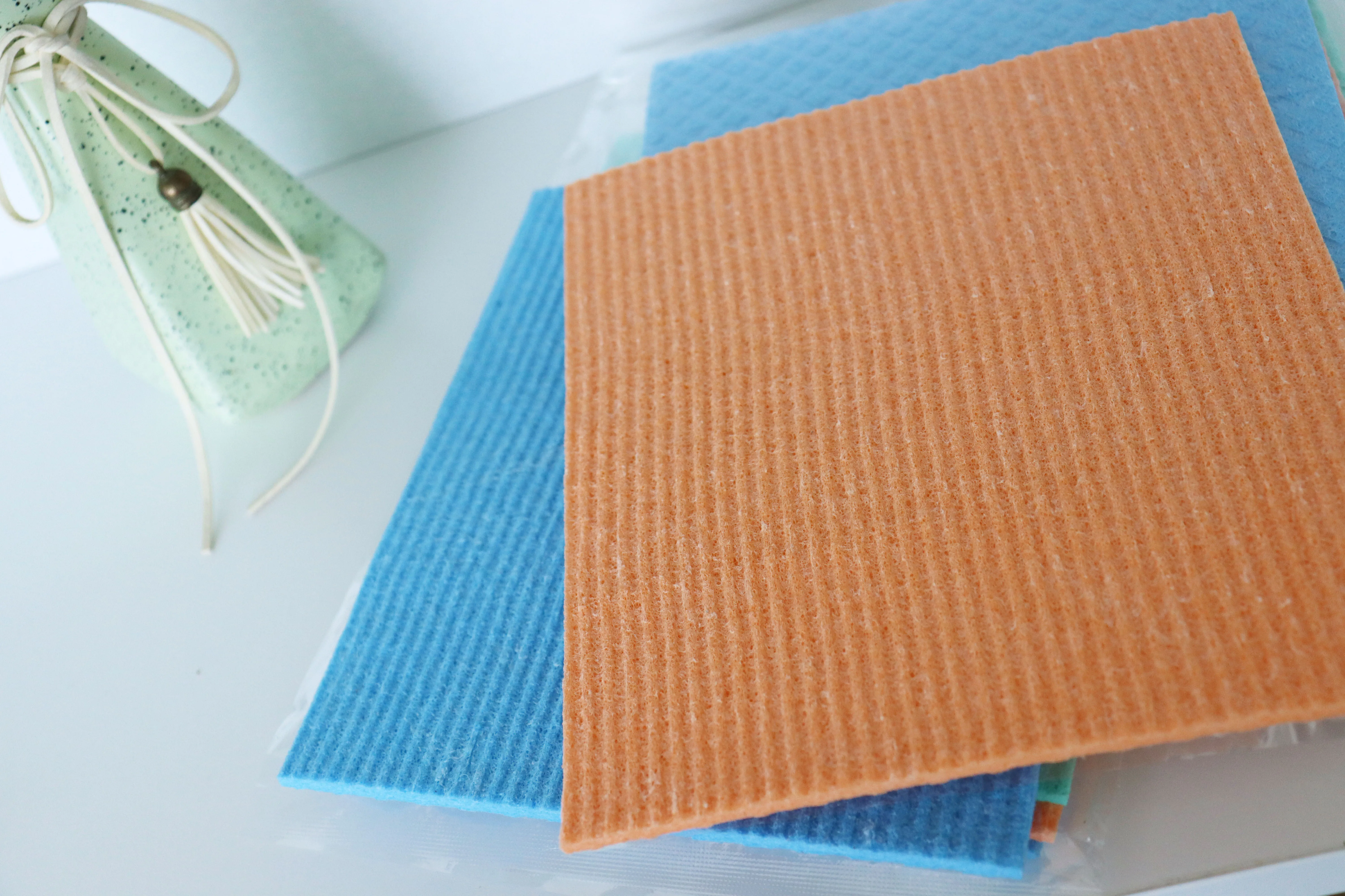 Swedish Cellulose Sponge Dish Clothes Absorbent Kitchen Cleaning Cellulose Germany White Swedish Dish Cloths Microfiber Cloth