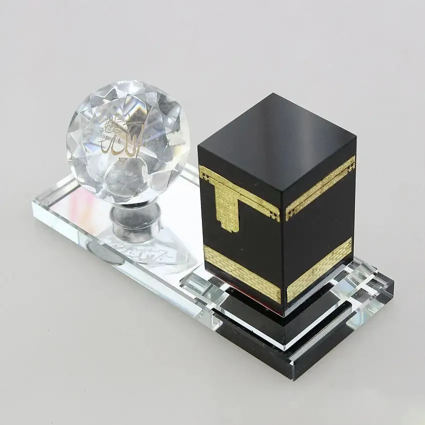 2023 Factory Direct New Design the Latest Muslim Hot Kaaba Model Crystal Islamic Gift