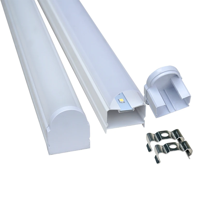 Dongguan Factory 4FT Co-Extrusion Milky T8 LED Batten Light Body Plastic Tube Light Housing