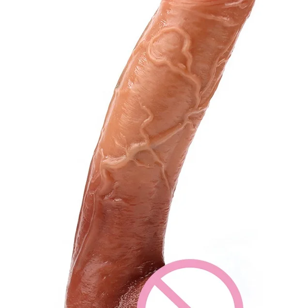 Super Real Skin Silicone Products Gradient Color Dildo Realistic Suction Cup Cock Male Artificial Penis Dick Sex Toys for Women
