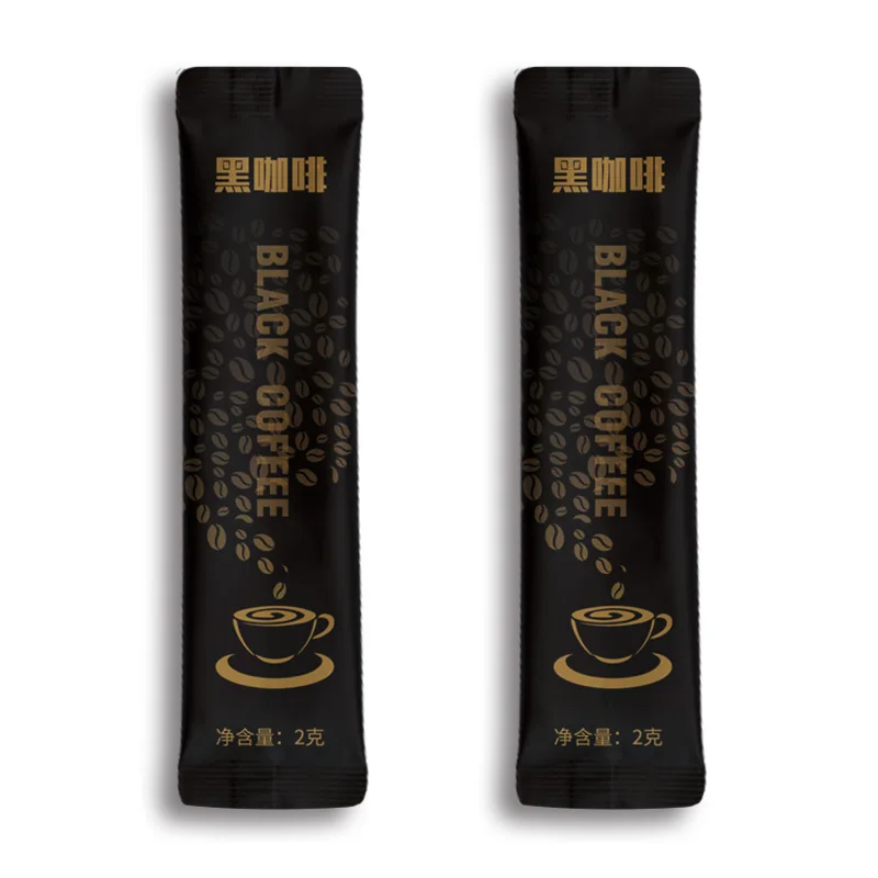 Порошок растворимого кофе индивидуальная этикетка черный пакет упаковка для похудения арабский кофейный порошок нормальный крем коричневый нейтральный