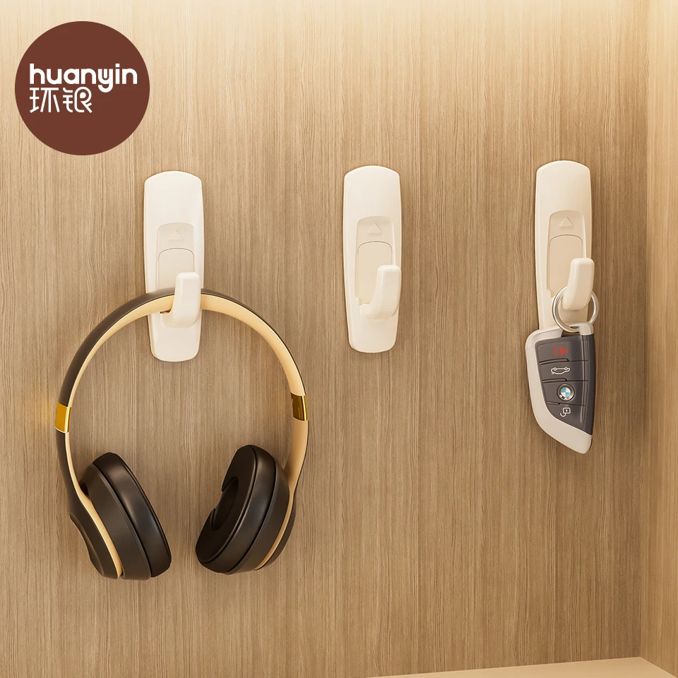 Wall Mounted Bathroom Kitchen Hanging Holder Hooks for Towel Hat Bag Clothes