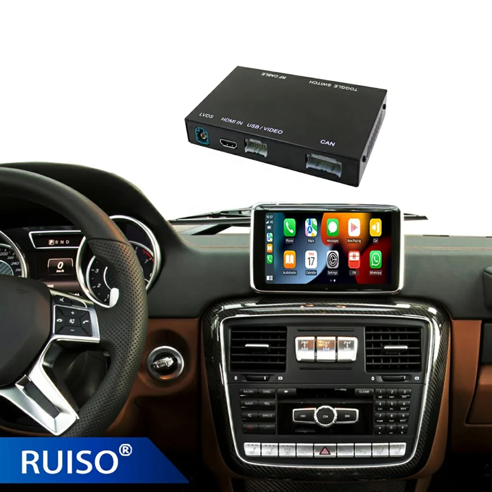 Беспроводная коробка для автомобильного декодирования RUISO Android Benz G-Class W463 2012-2018 G63 G65 AMG G500 G 63 навигационный модуль