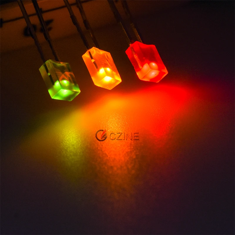 1000pcs/bag 2X3X4 mm Square LED 234 Red Light-emitting Diode White Yellow Red Green Blue Electronic Kit