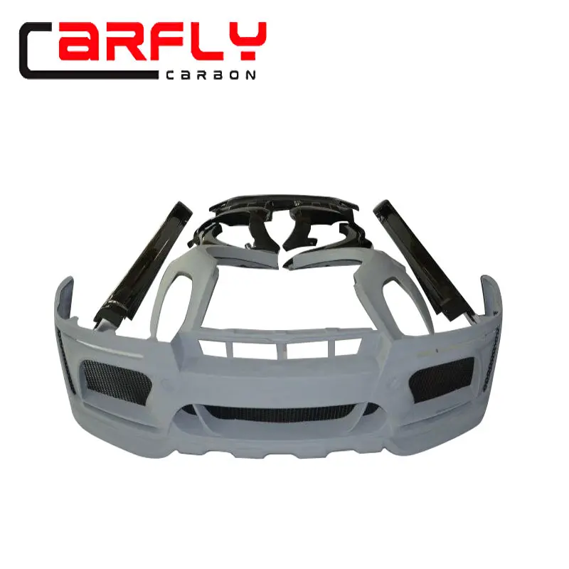 Fiber Glass Bumper Carbon Fiber Wide Body kit For X6 E71 HM style