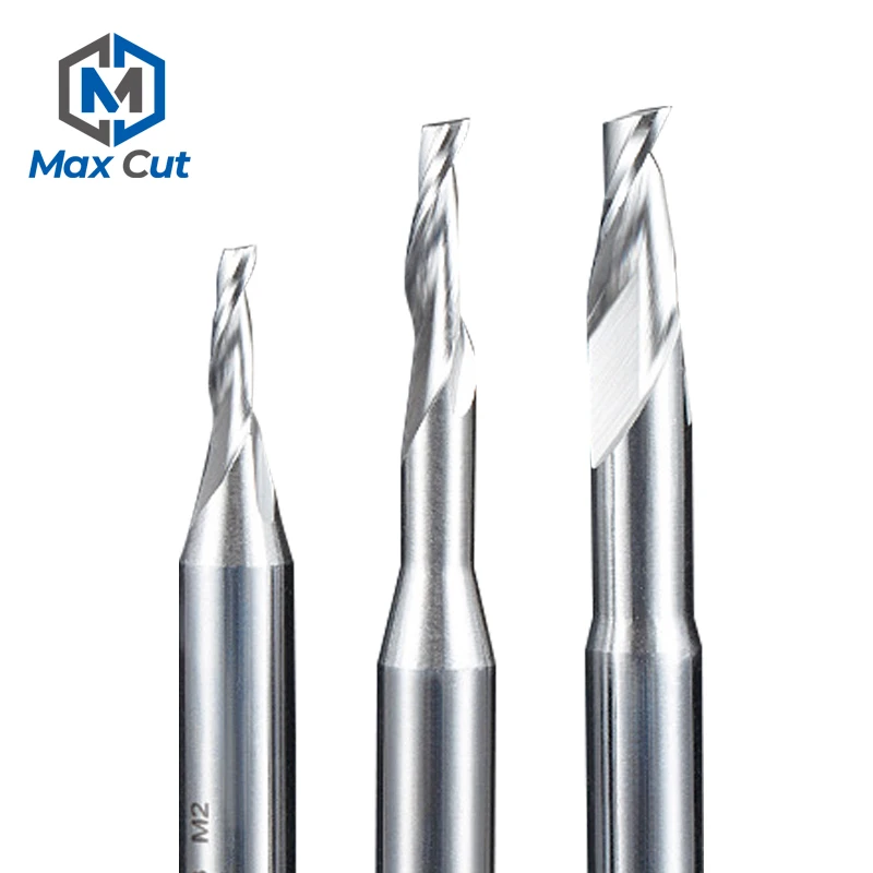 One Flute Cutting Tools CNC Custom Router Bits Cutter Tungsten Carbide for Wood Carbon Steel End Mill