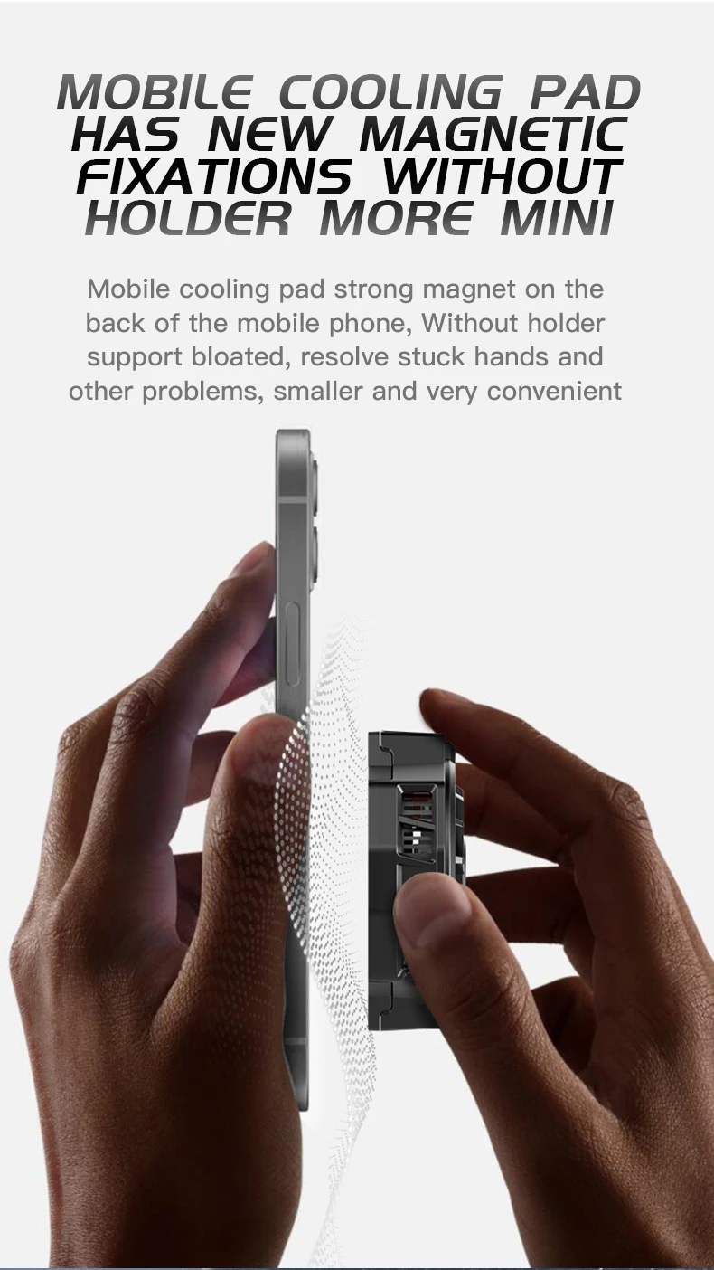 Mini Cooling Game Radiator Phone Accessories Portable Mobile Phone Cooler Heat Dissipation For IPhone/Xiaomi