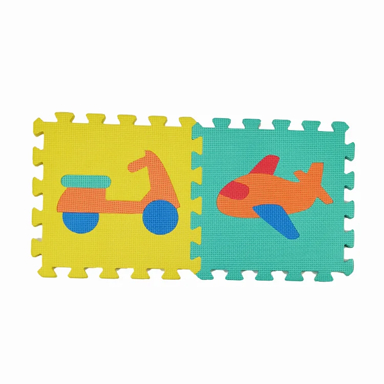 wholesale high quality durable using Non-toxic antiskid for babies baby round crawling EVA foam mat