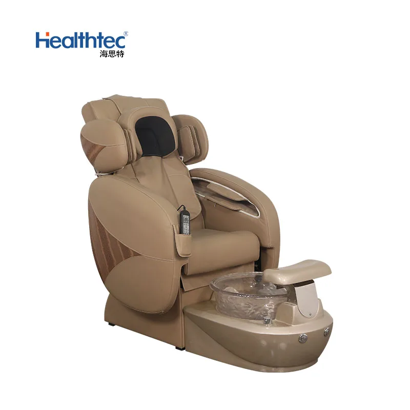 Healthtec Selling nail art equipment at a low price second-hand spa chairs multifunctional vibration massage pedicure chair