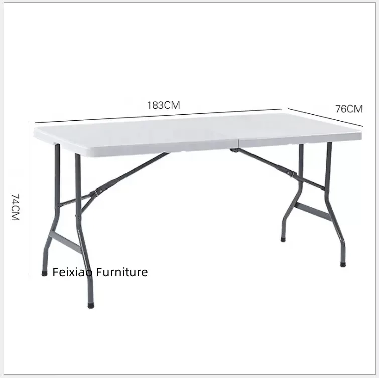 Outdoor Furniture White Square Wedding Folding Banquet Tables for Party/Events