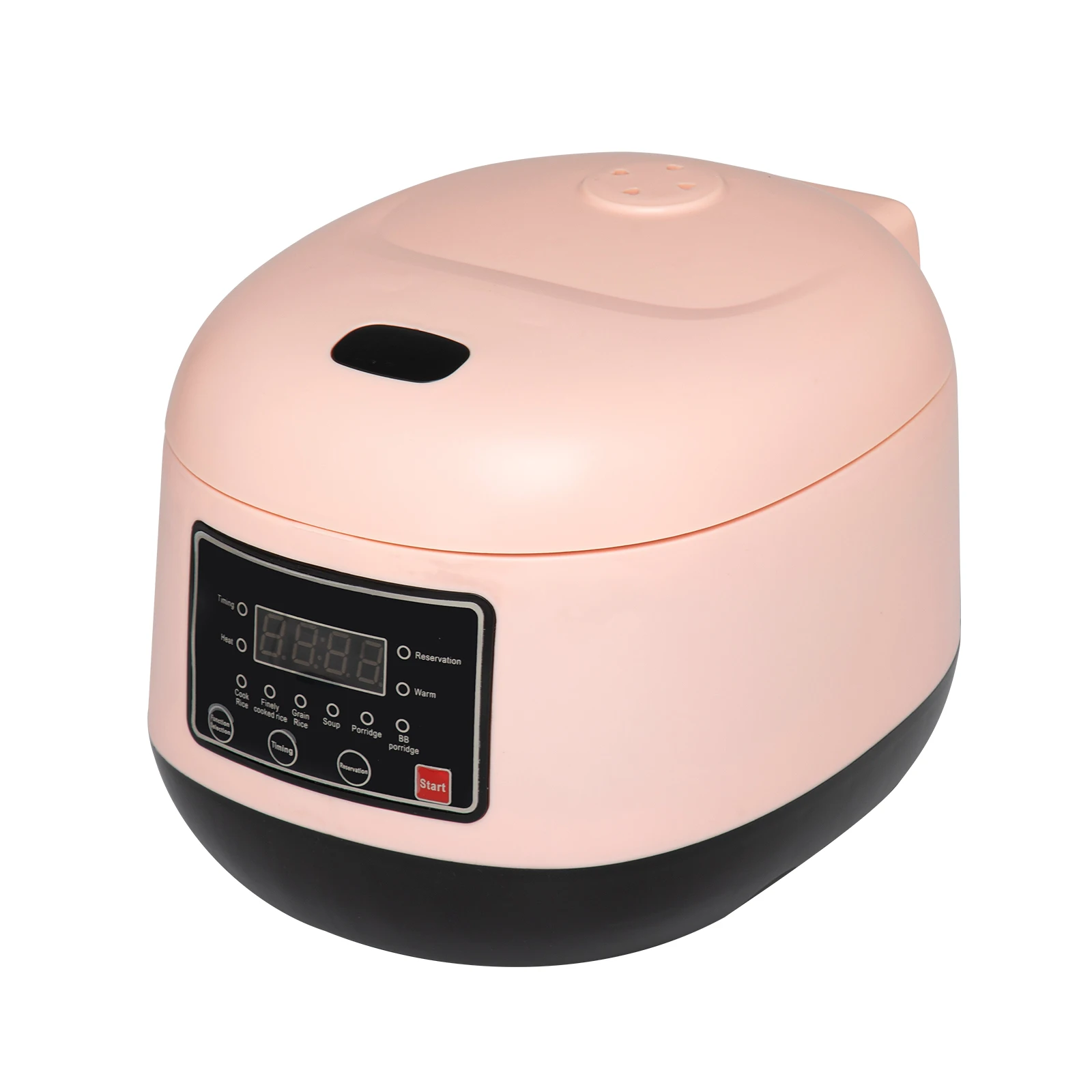 
3L Portable Fashion Cute Electric Automatic Pink Rice Cooker CE Mini Travel Deluxe Hotel Square Rice Cooker Home Appliance 