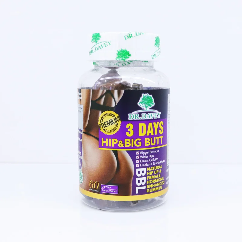 Частные медицинские добавки BBL Gummies натуральные органические большие ягодицы Plus