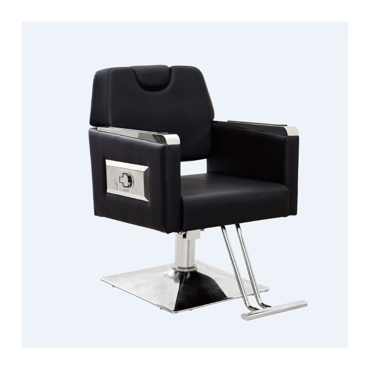 High Quality Adjustable For Height PVC PU Leather Material Color Can Customize Hairdressing Styling Chairs