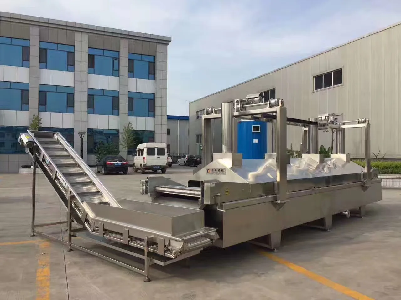 
Continuous Balls Egg Roll Frying Machine 