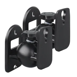 High Quality 1 Pair = 2pcs Universal Surround Holder Speaker Bracket Wall Mount Tilt Swivel Holder Stand 368