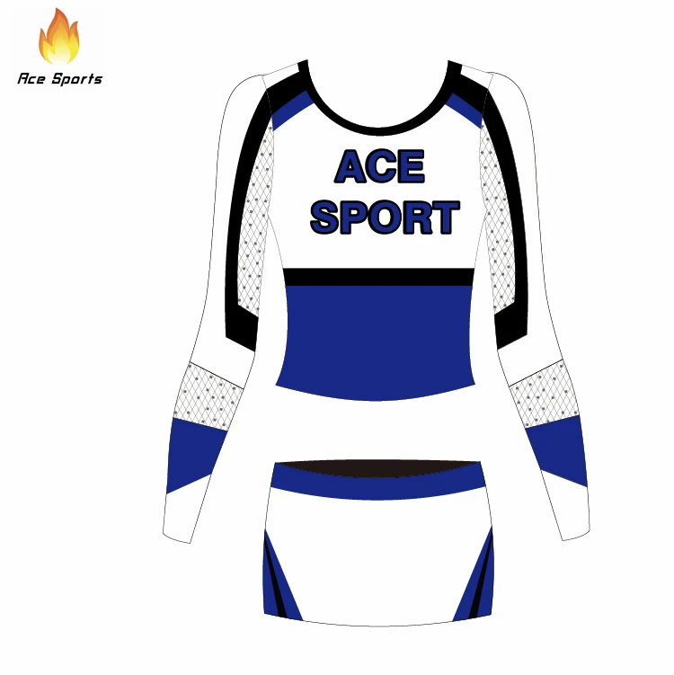 Ace Sports Wholesale Jumpsuit Ballet Leotard  Shiny Metallic Dance Gymnastic Bodysuit Flower Pattern Blue Leotards For Girls