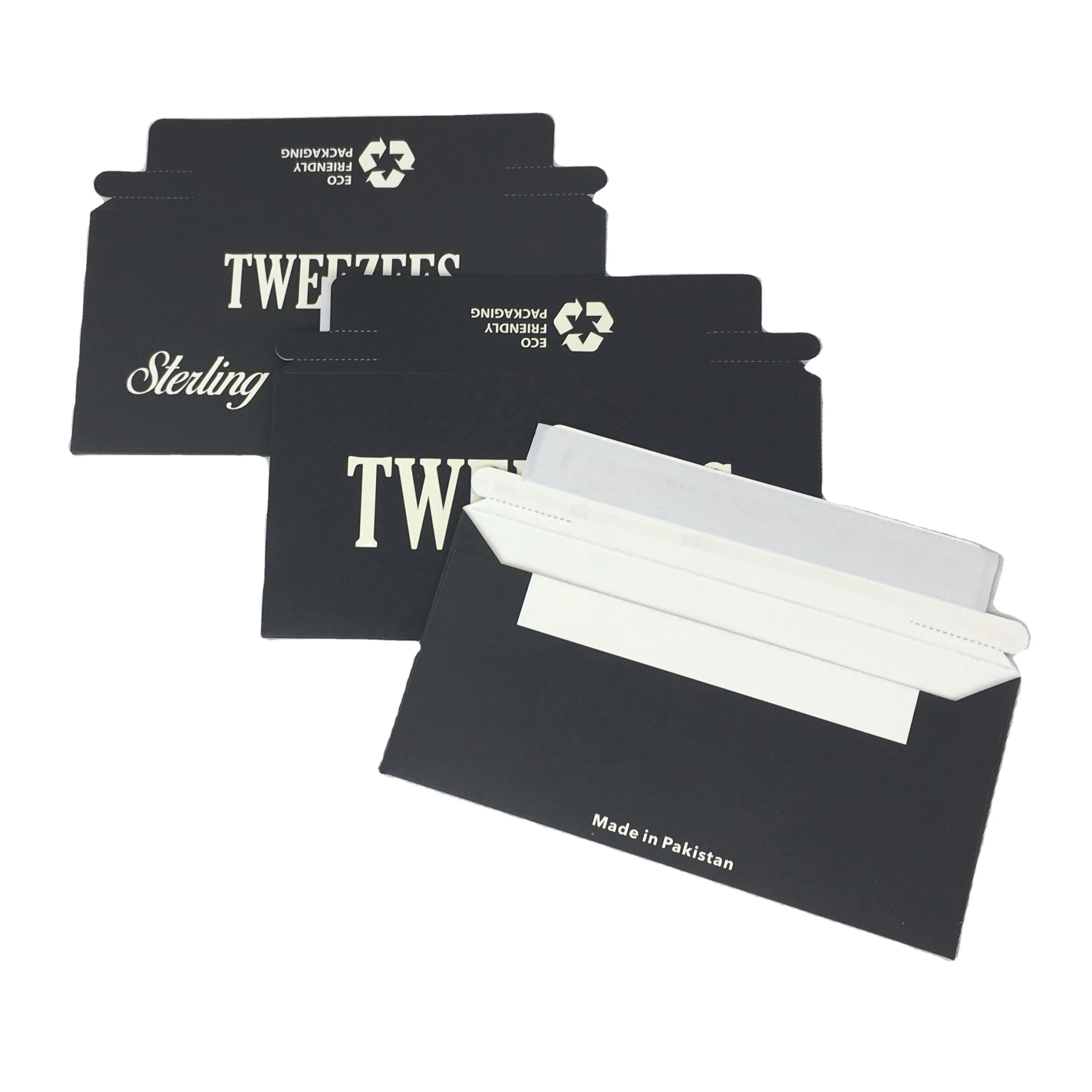 Custom Recycled Kraft Paper Mailer Envelope Photo Mini Do not Bend Cardboard Envelope Stay Flat Rigid Envelope For Packaging