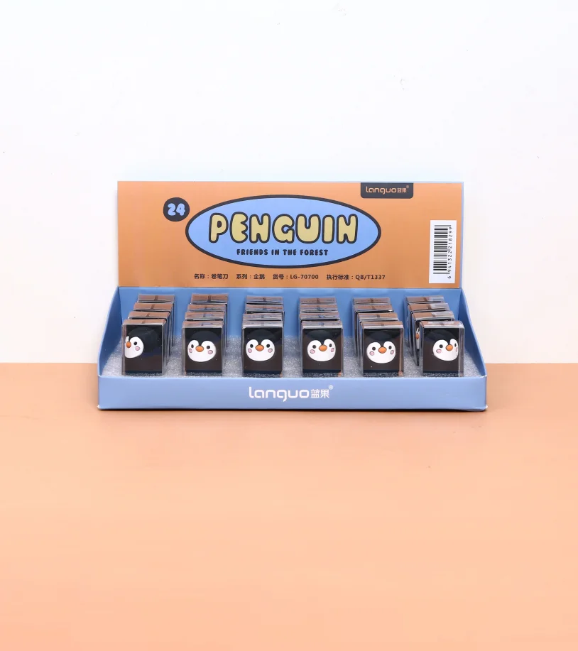 Languo запатентованная конструкция из точилки для карандашей Симпатичные рисунки зверей одно отверстие точилка