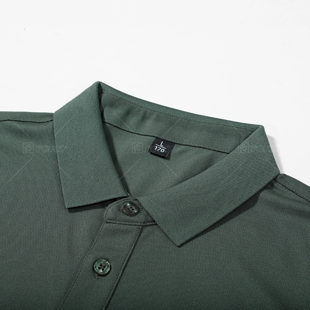 High Quality Custom Logo Polo Shirts Wholesale Silk Cotton Embroidered Golf T-Shirts Knitted Fabric Polo T-Shirts