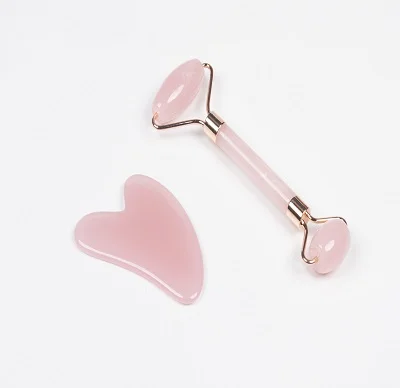 Wholesale Custom Logo Anti Aging Facial Natural Jade Massage Gua Sha Stone Jade Roller