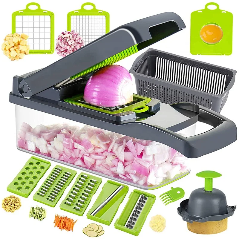 Multifunctional Kitchen Slicer Food Grater Vegetable cutter Slicer Dicer Cutter Onion Vegetable Chopper