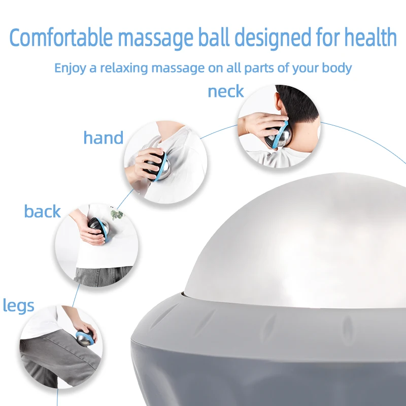 handheld Cold Massage Roller Ball black Rolling Beads Body Foot Massager Hot Cold Physiotherapy Deep Tissue Cryotherapy Ice Ball