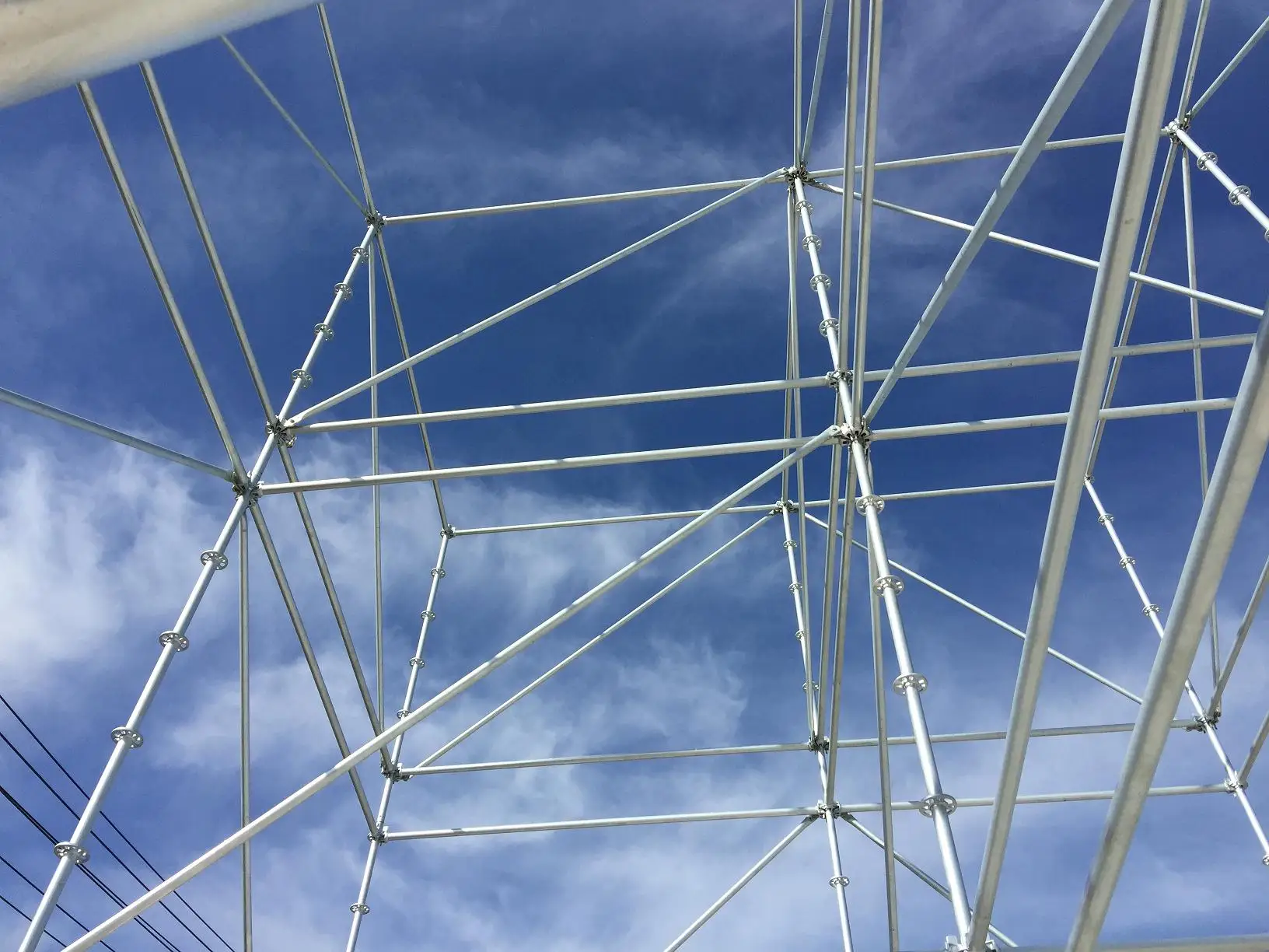 1/6 Safe Working Platform Steel Ringlock Scaffolding For Construction