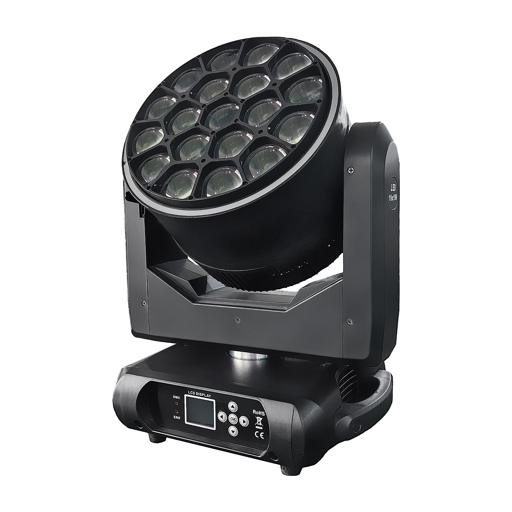 Hot selling popular 19x40W RGBW big eyes with LED ring  suitable DJ Party weeding disco