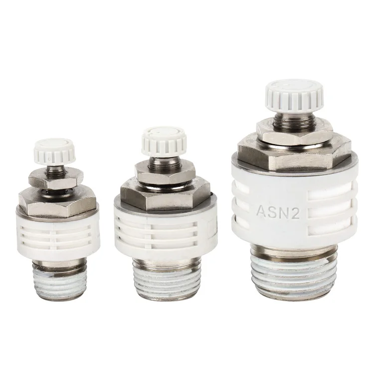 SMC type high quality exhaust throttle valve adjustable silencer ASN-M5-01-02-03-04 plastic silencer