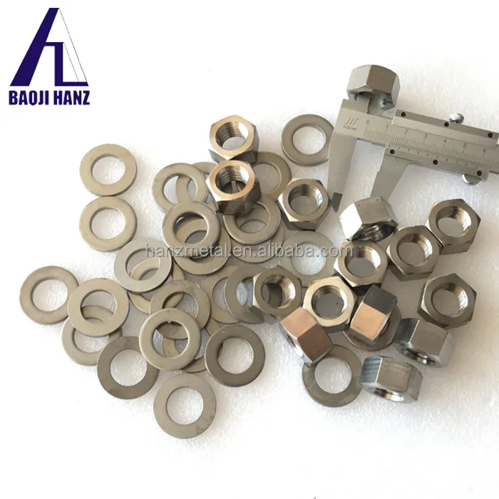 Titanium hexagon nut, GR5 alloy titanium nut