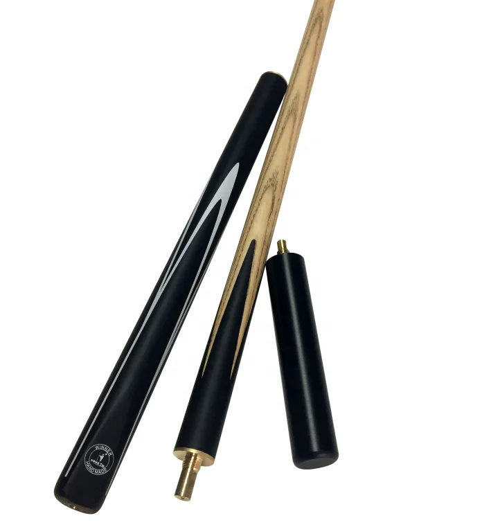 China Factory Custom Logo Billiard Snooker Cue 3/4 Jointed With Extension Ash Woods Snooker Cue Stick