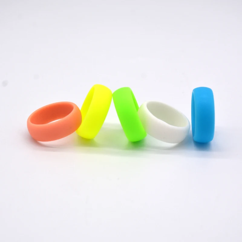 Creative silicone luminous ring silicone wedding ring bar luminous silicone ring