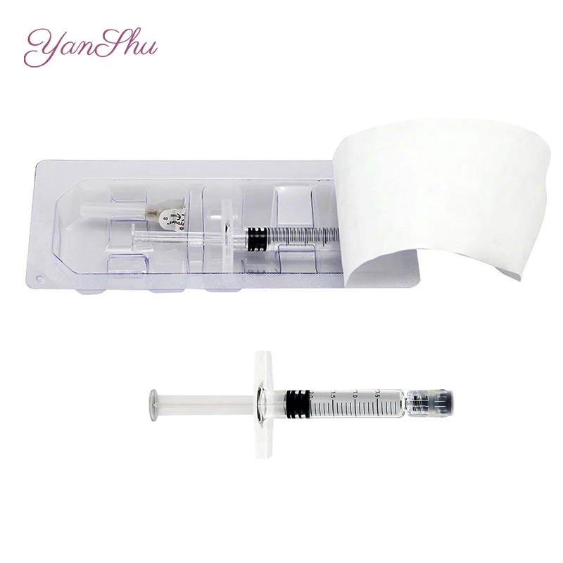 
M Korean best hyaluronic injection 2ml dermal filler radiesse for face fill the Deep wrinkles/ Intereyebrow wrinkles 