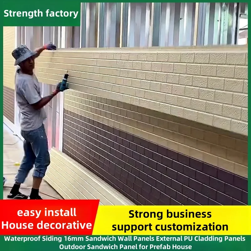 High Quality Polystyrene Sandwich Panel Proper Price Foam and Aluminum Core With Fireproof Advantages Metal Steel Material