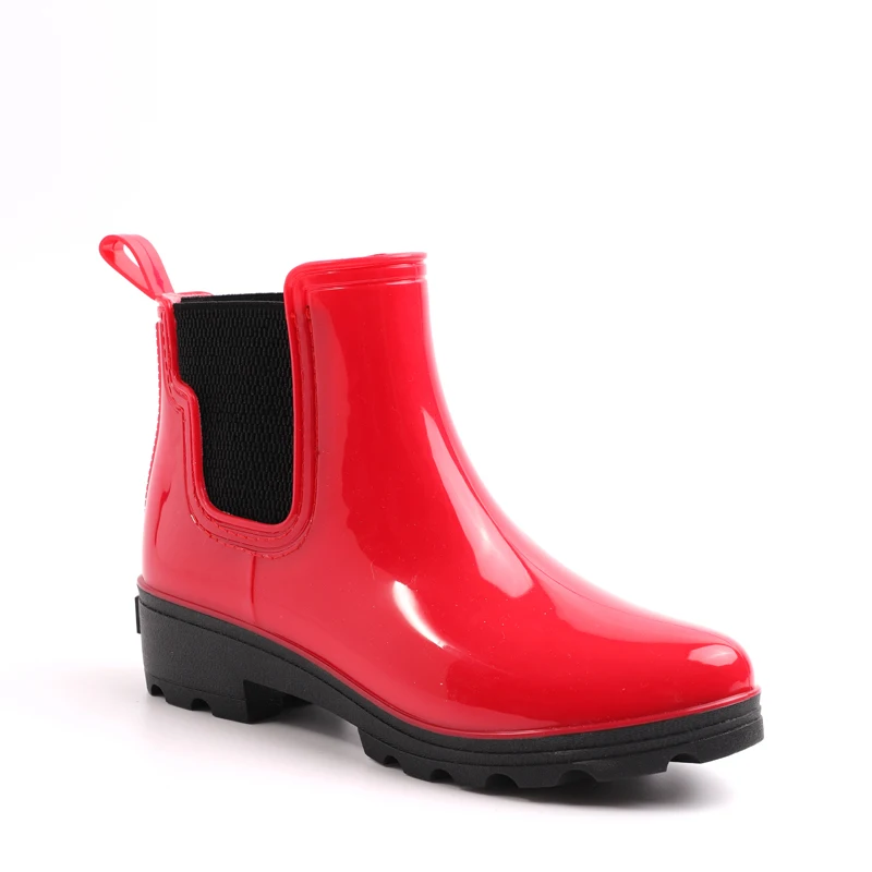 ODM and OEM adult customized pvc rainboots women with unique design