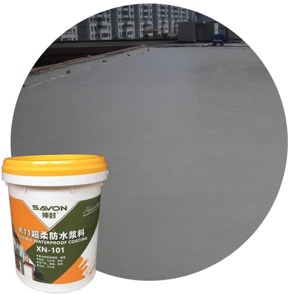 Factory Direct Acrylic Polymer Paint K11 Flexible Waterproof Slurry for Concrete Layer